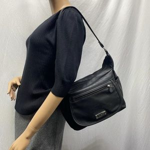MultiSac Women's Black Multi-Compartment Handbag